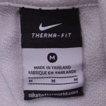 Mens UK Size M Nike White Pullover Hoodie
