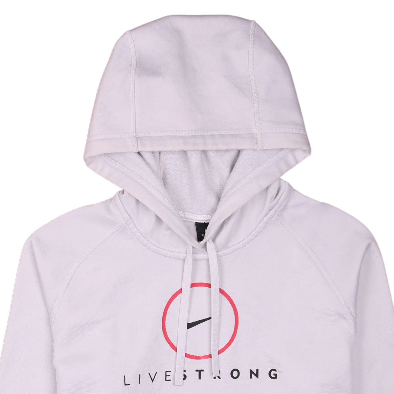 Mens UK Size M Nike White Pullover Hoodie