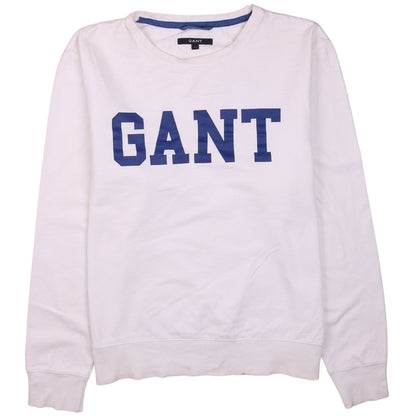 Mens UK Size L GANT White Pullover Sweatshirt