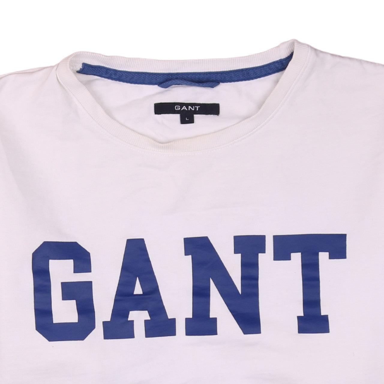 Mens UK Size L GANT White Pullover Sweatshirt