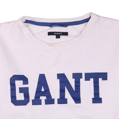 Mens UK Size L GANT White Pullover Sweatshirt