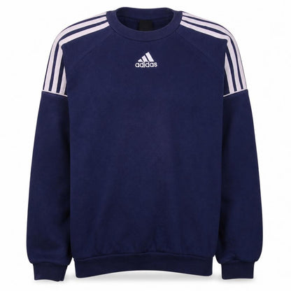 Mens UK Size M adidas Blue Pullover Sweatshirt