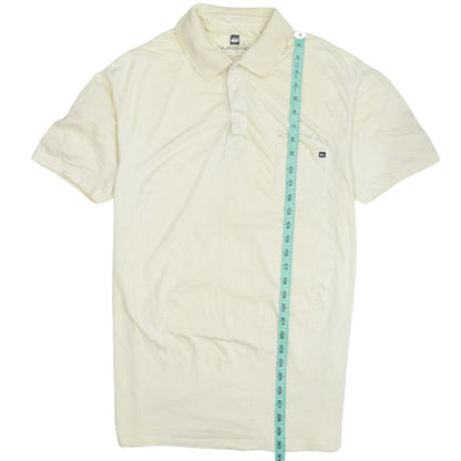Mens UK Size L Quiksilver Cotton Polo Shirt