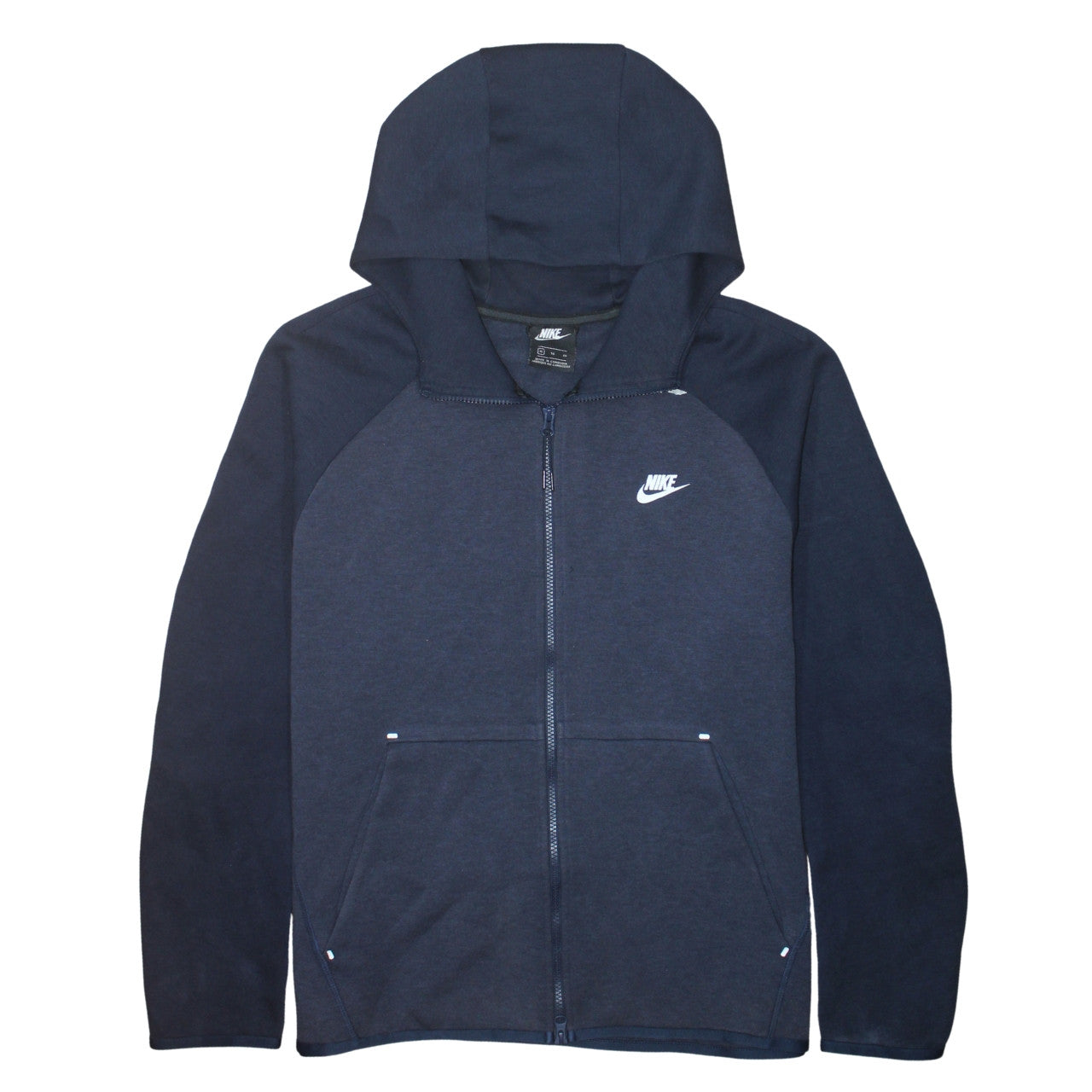 Mens UK Size XL Nike Blue Full Zip Hoodie