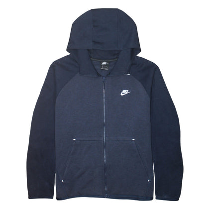 Mens UK Size XL Nike Blue Full Zip Hoodie