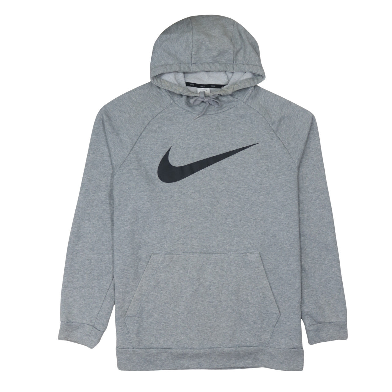 Mens UK Size L Nike Grey Pullover Hoodie