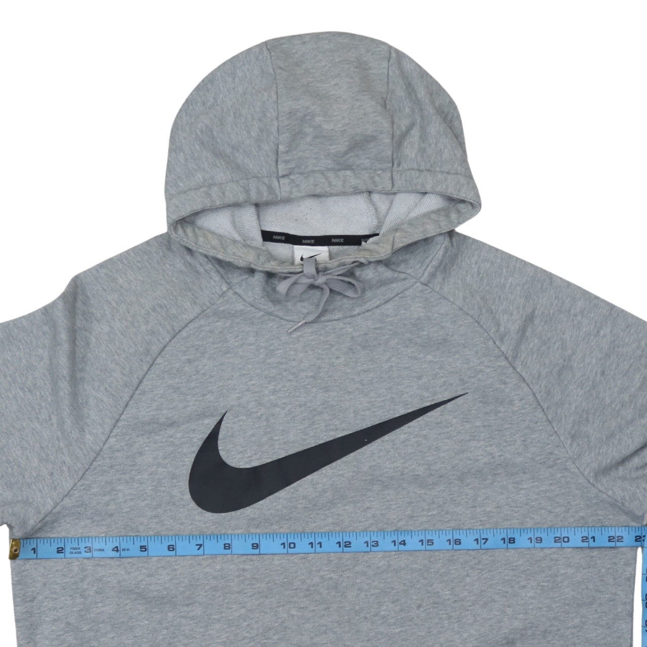 Mens UK Size L Nike Grey Pullover Hoodie