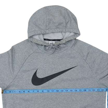 Mens UK Size L Nike Grey Pullover Hoodie