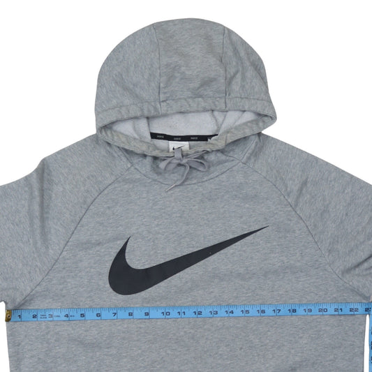 Mens UK Size L Nike Grey Pullover Hoodie