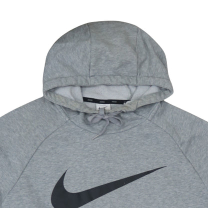 Mens UK Size L Nike Grey Pullover Hoodie