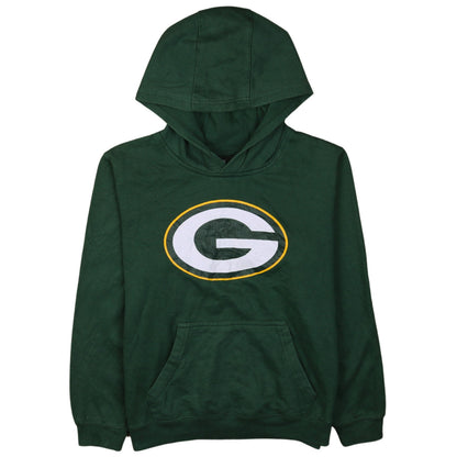 Boys UK Size 10-12 Years NFL Team Apparel Green Pullover Hoodie