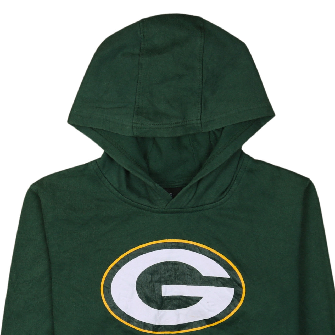 Boys UK Size 10-12 Years NFL Team Apparel Green Pullover Hoodie