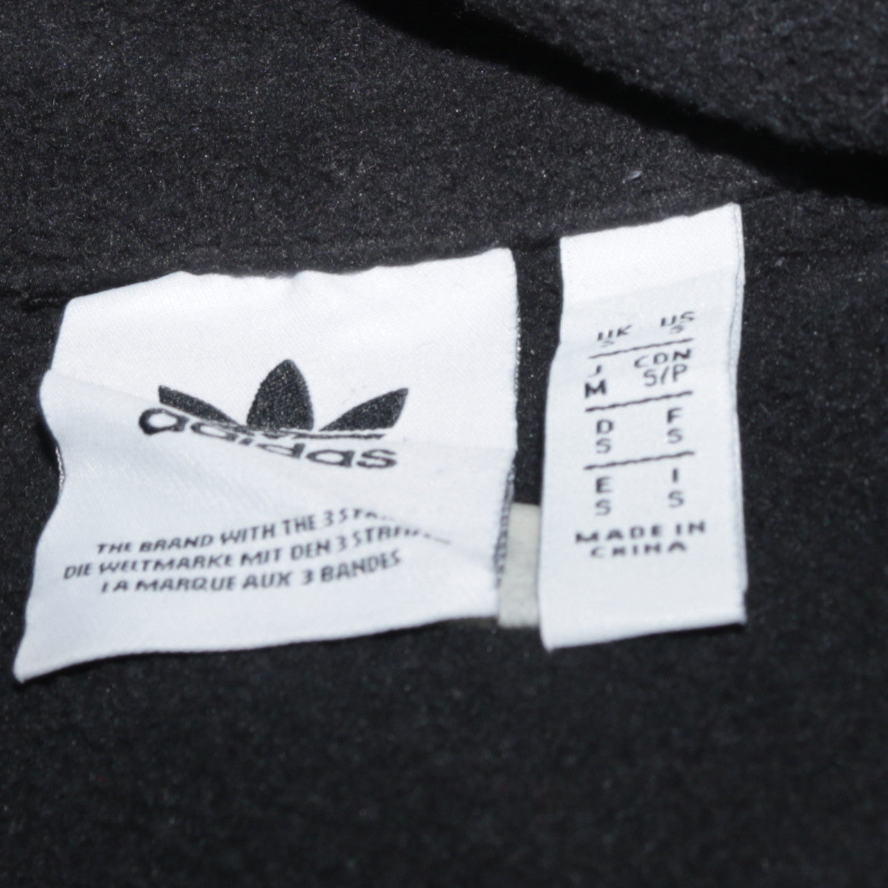 Mens UK Size S adidas Black Basic Jacket