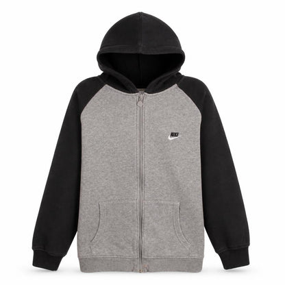 Boys UK Size L Nike Grey Full Zip Hoodie