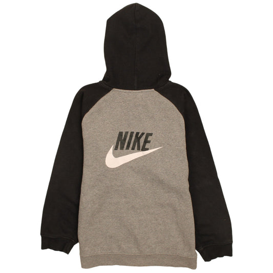 Boys UK Size L Nike Grey Full Zip Hoodie