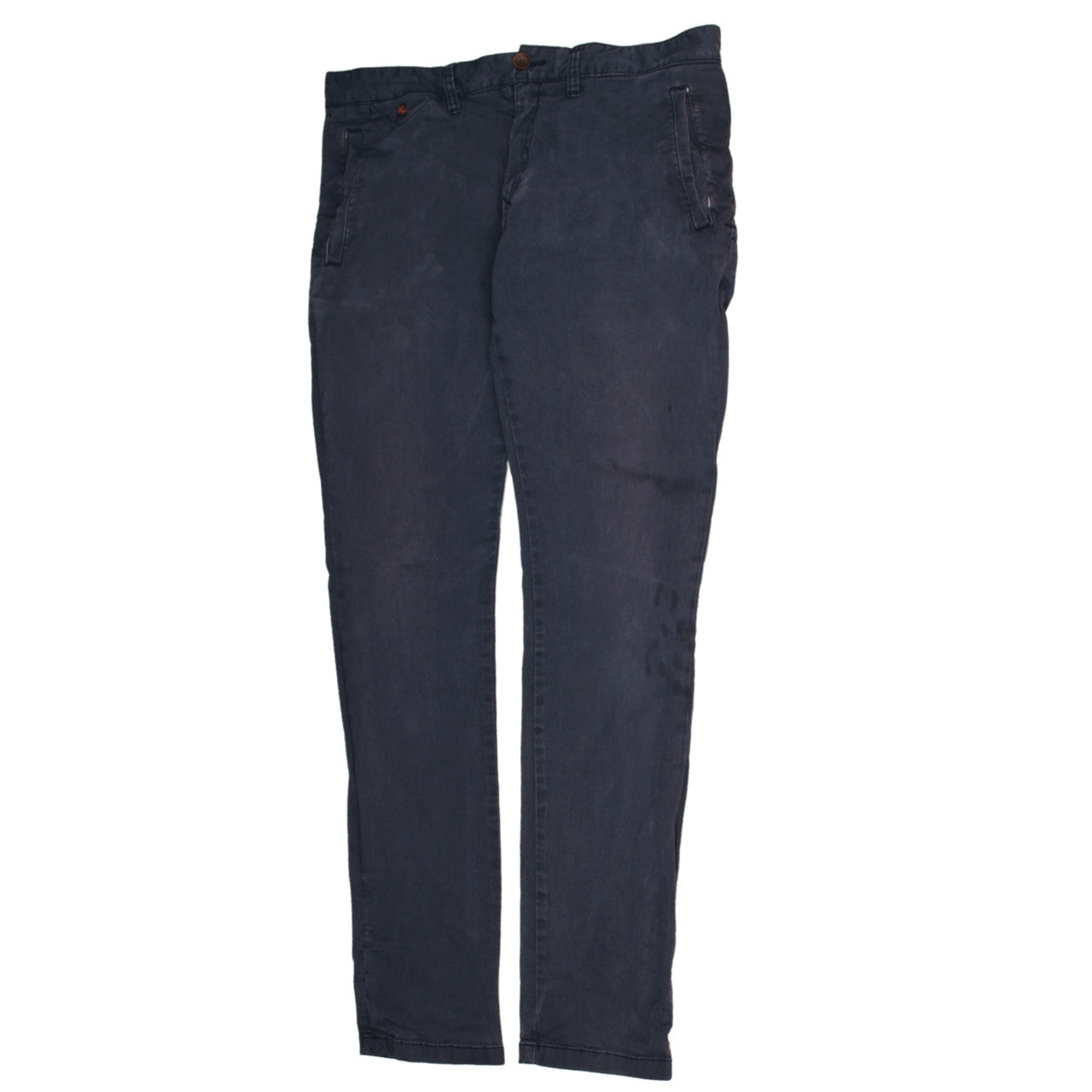 Mens UK Size L Tommy Hilfiger Regular Fit Chino Blue Trousers