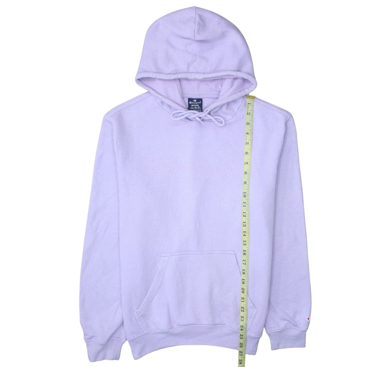 Champion Womens Lavender Pullover Hoodie Medium Cotton Blend