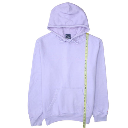 Champion Womens Lavender Pullover Hoodie Medium Cotton Blend