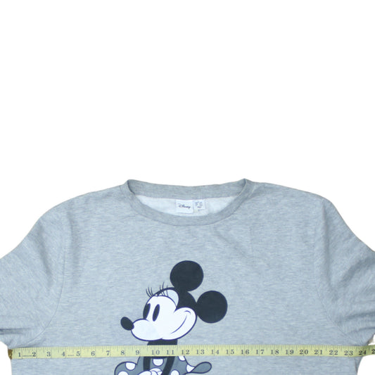 Womens UK Size L Disney Grey Pullover Sweatshirt