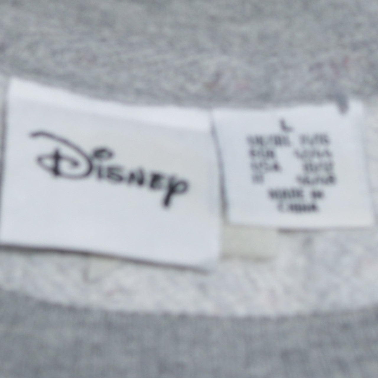 Womens UK Size L Disney Grey Pullover Sweatshirt