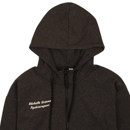 Womens UK Size S adidas Black Full Zip Hoodie