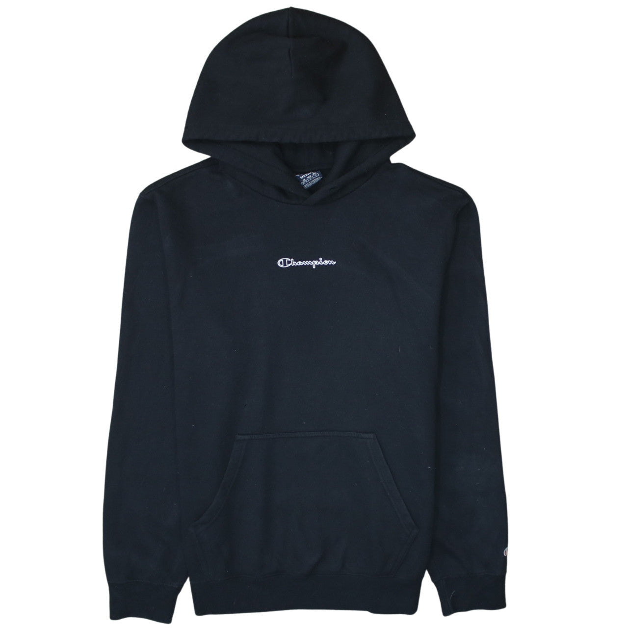 Mens UK Size M Champion Black Pullover Hoodie