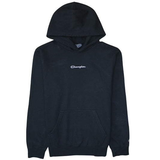 Mens UK Size M Champion Black Pullover Hoodie