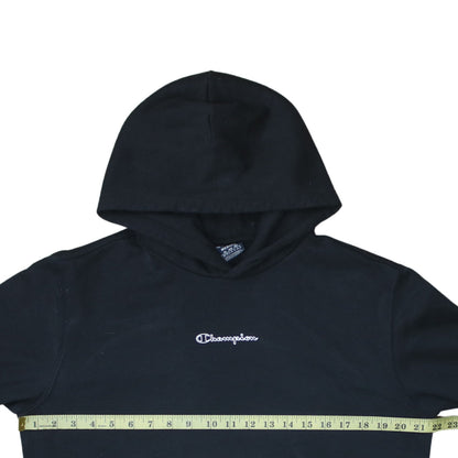 Mens UK Size M Champion Black Pullover Hoodie
