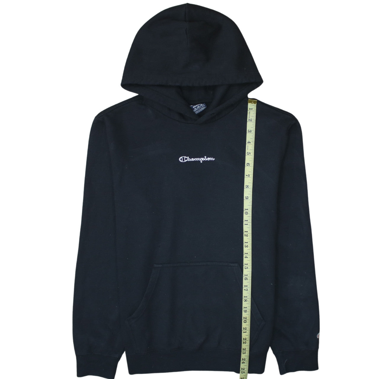 Mens UK Size M Champion Black Pullover Hoodie