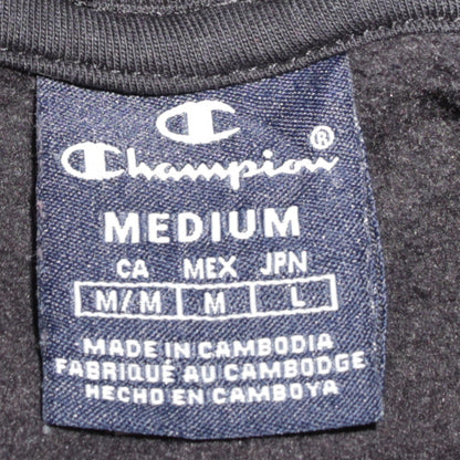 Mens UK Size M Champion Black Pullover Hoodie
