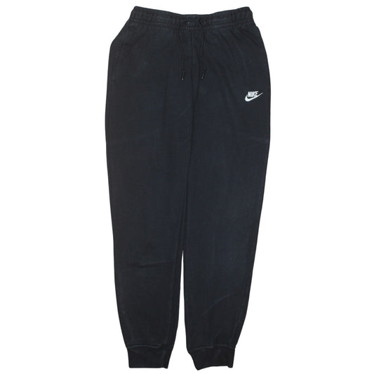 Mens UK Size S Nike Regular Fit Sweatpants Black Trousers