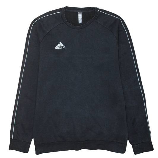 Mens UK Size M adidas Black Pullover Sweatshirt