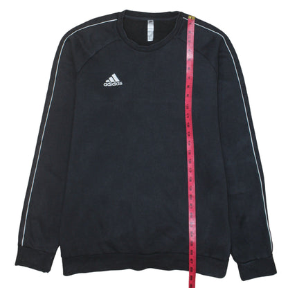 Mens UK Size M adidas Black Pullover Sweatshirt