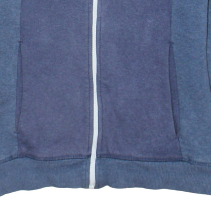 Mens UK Size S adidas Blue Full Zip Hoodie