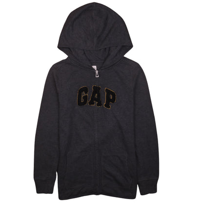 Mens UK Size XS Gap Black Full Zip Hoodie
