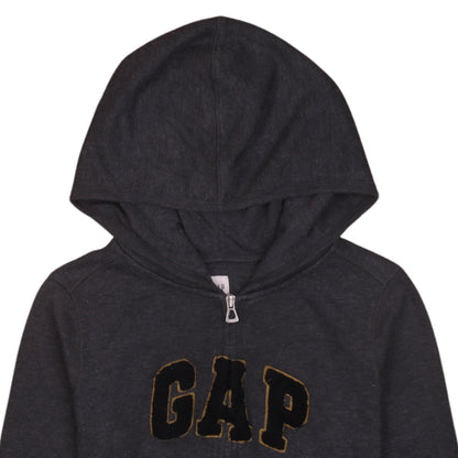 Mens UK Size XS Gap Black Full Zip Hoodie