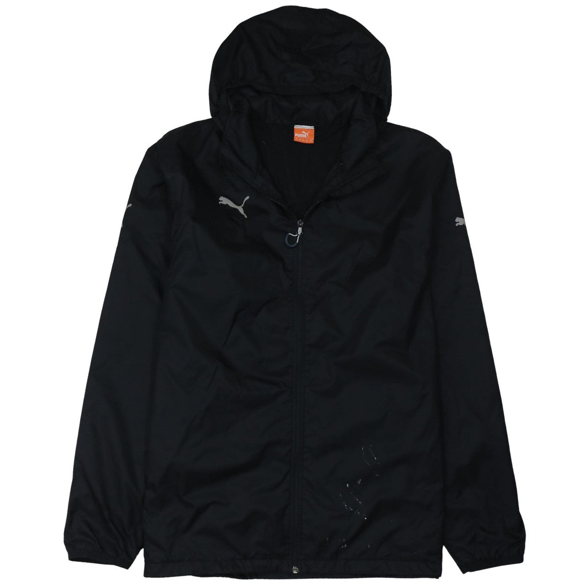 Mens UK Size M PUMA Black Windbreaker Coat