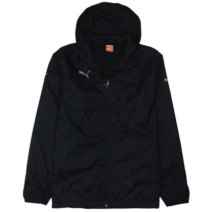Mens UK Size M PUMA Black Windbreaker Coat