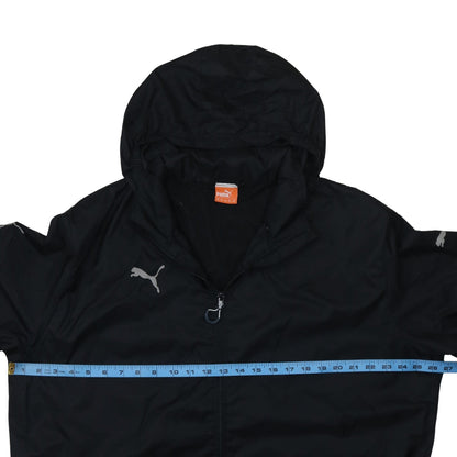 Mens UK Size M PUMA Black Windbreaker Coat