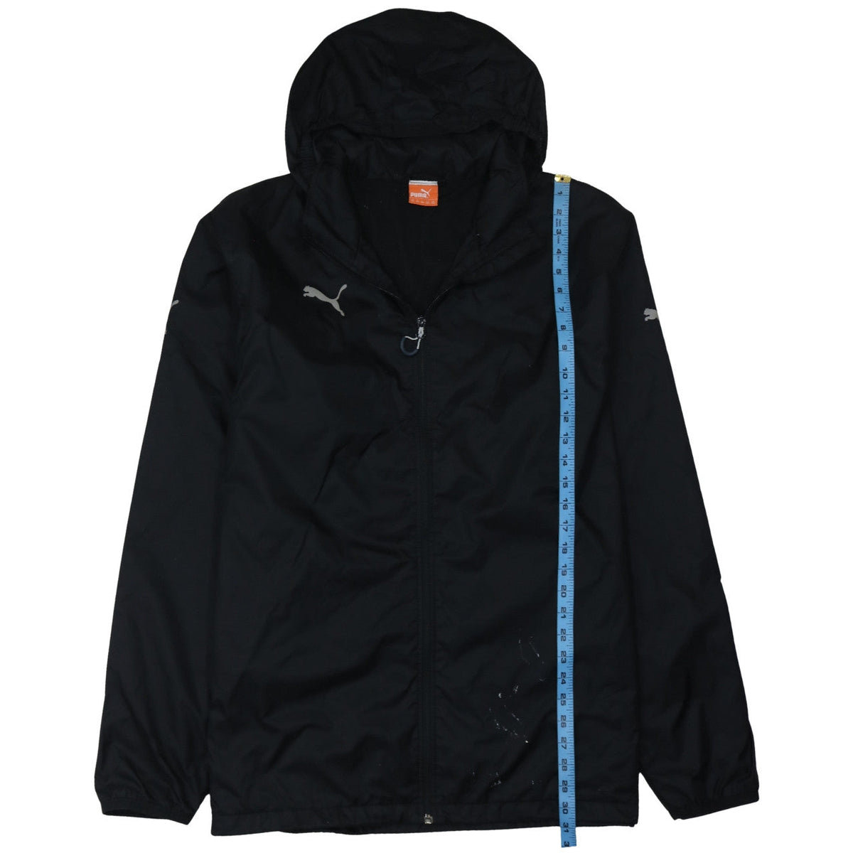 Mens UK Size M PUMA Black Windbreaker Coat
