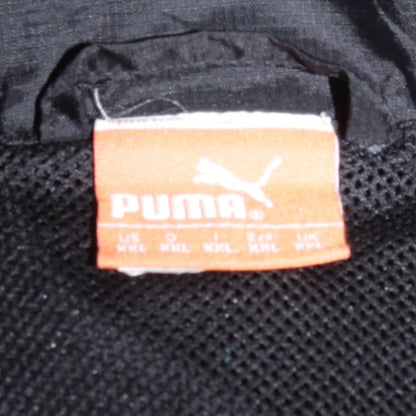 Mens UK Size M PUMA Black Windbreaker Coat