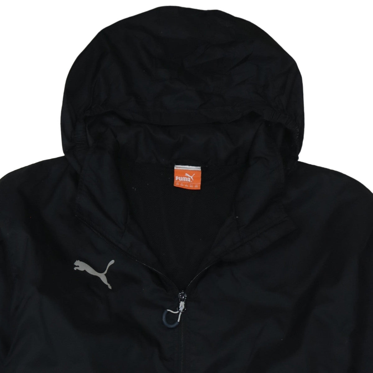 Mens UK Size M PUMA Black Windbreaker Coat