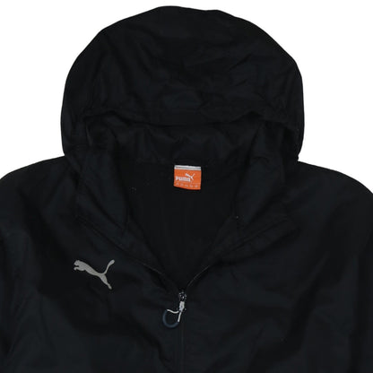 Mens UK Size M PUMA Black Windbreaker Coat