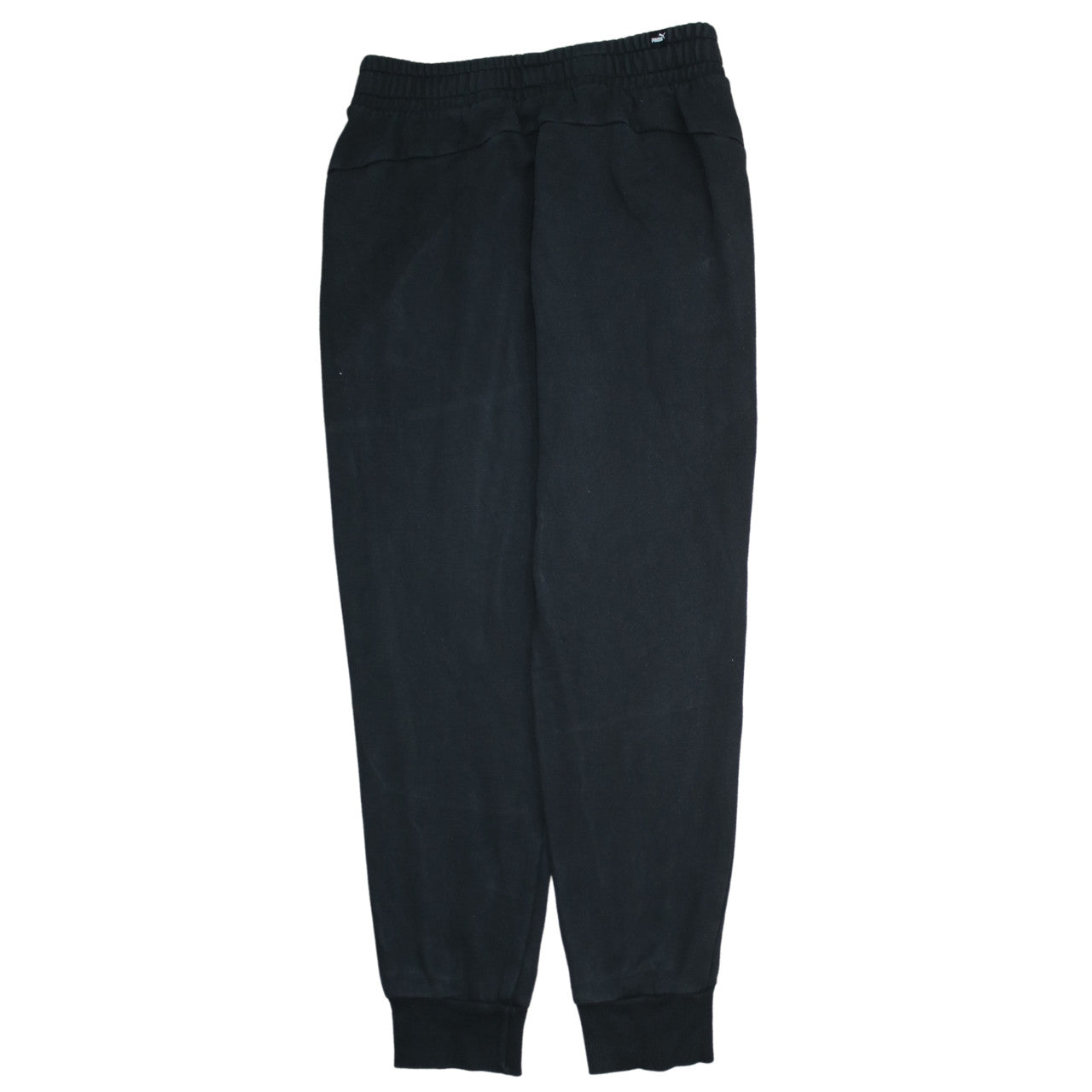 Mens UK Size M PUMA Regular Fit Jogger Black Trousers