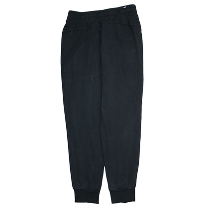 Mens UK Size M PUMA Regular Fit Jogger Black Trousers
