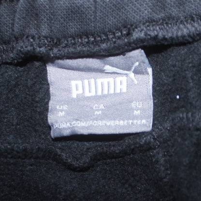 Mens UK Size M PUMA Regular Fit Jogger Black Trousers