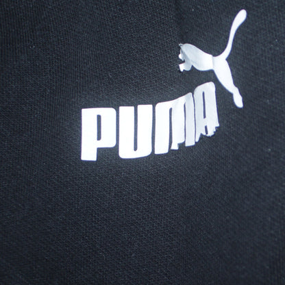 Mens UK Size M PUMA Regular Fit Jogger Black Trousers
