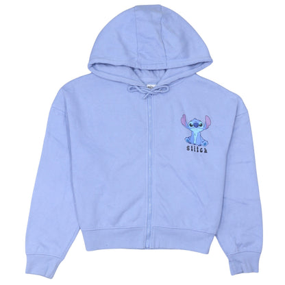 Womens UK Size M Primark Blue Full Zip Hoodie