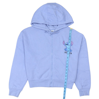 Womens UK Size M Primark Blue Full Zip Hoodie