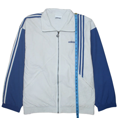 Mens UK Size L adidas White Track Jacket